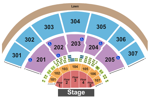 Xfinity Center Hilary Duff Seating Chart